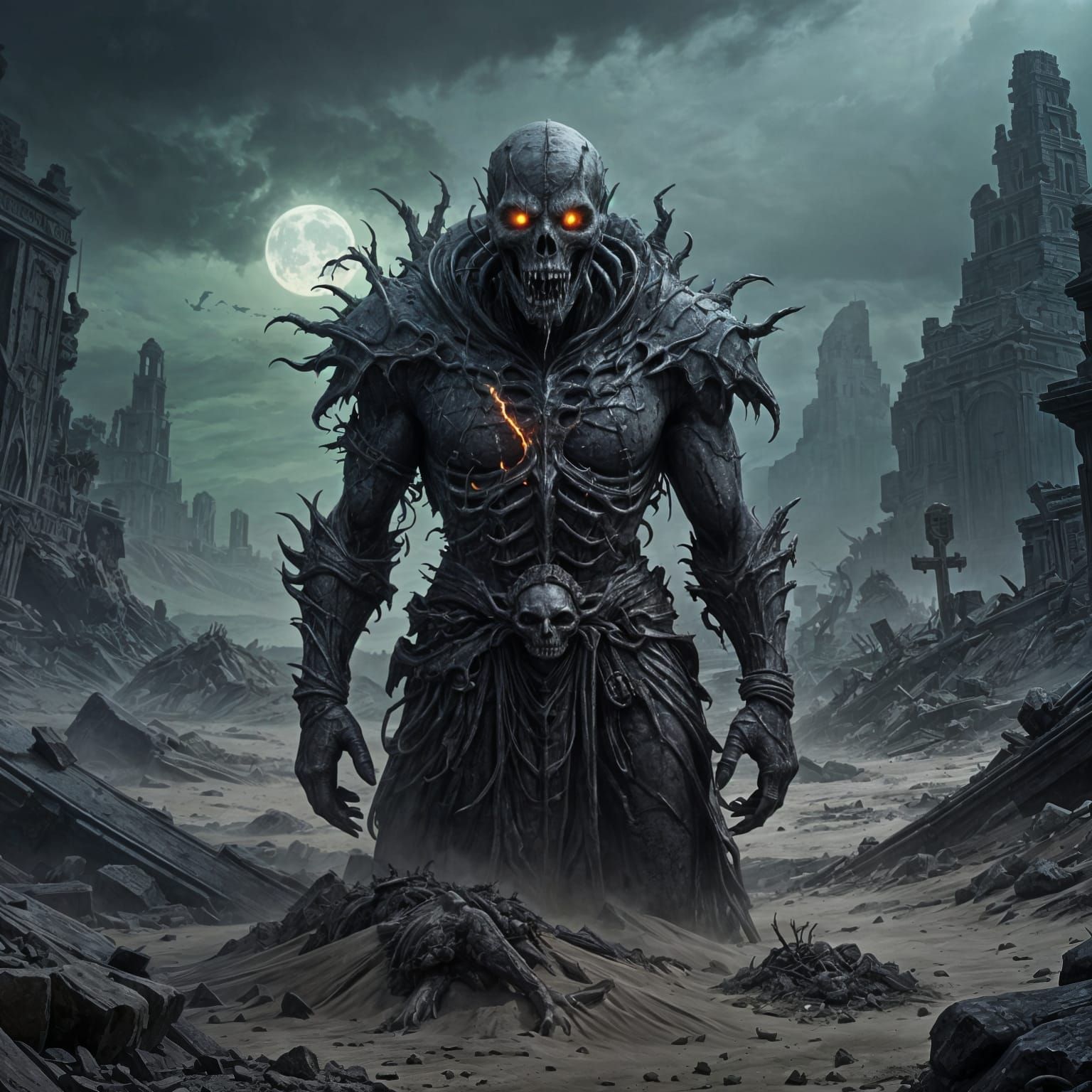 Ghoul Rising from the Earth