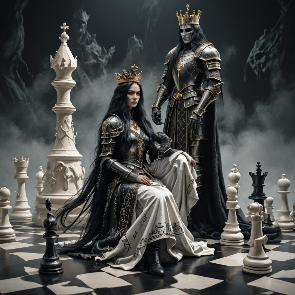 Fantasy Chess: Black Knight Victory