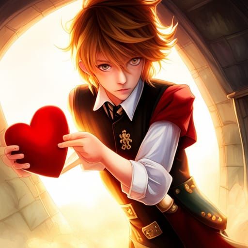 Knight of Hearts: Anime-Inspired Alice in Wonderland