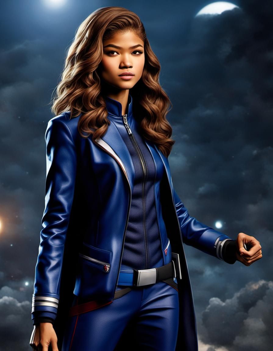 Zendaya as Doctor Mid-Nite in Cinematic Style
