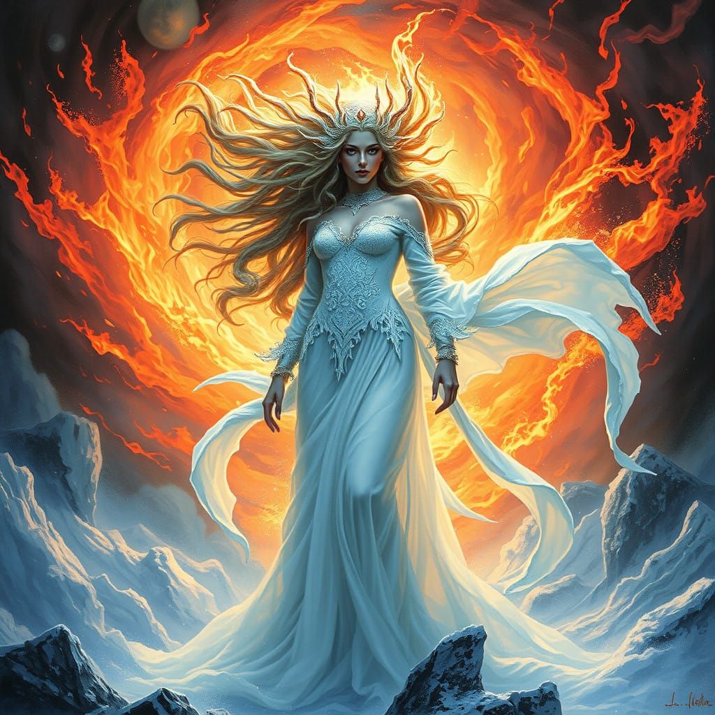 Goddess of ice and fire