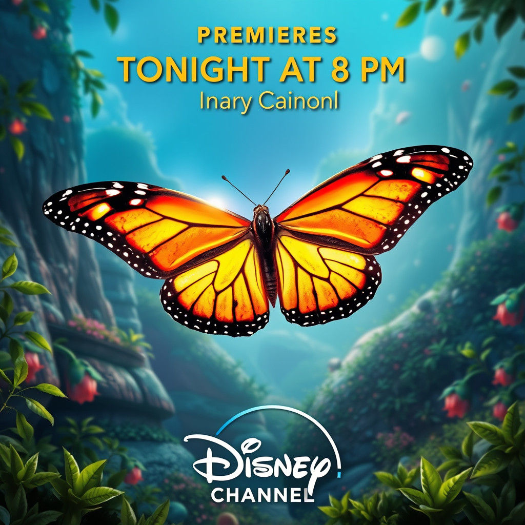 Monarch Butterfly Movie Poster Premieres on Disney Channel