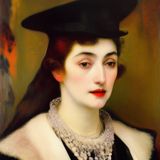 Vampire Portrait in Style of Old Masters
