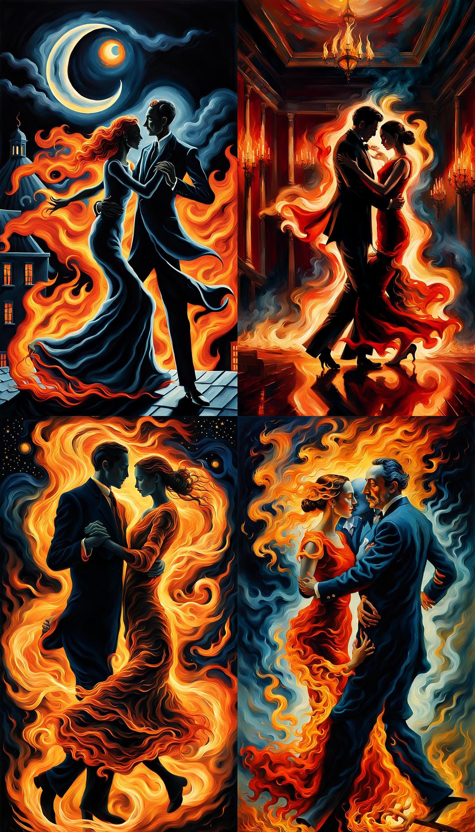 Fiery Tango: Ghosts Dance in the Night