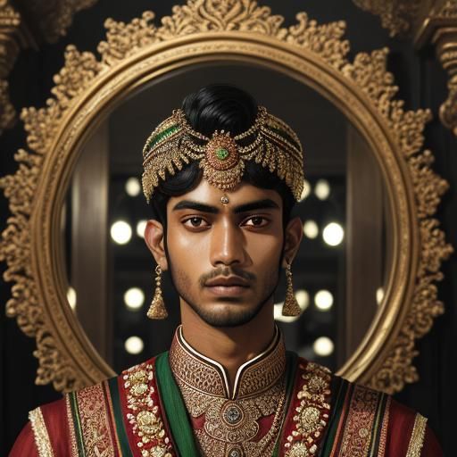 Bangladeshi Man in Traditional Dress Portrait