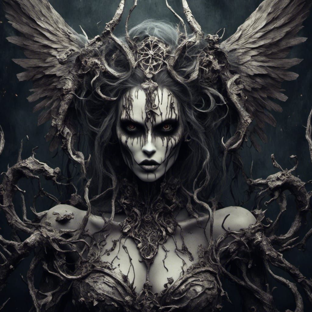 Twisted Angel Figure