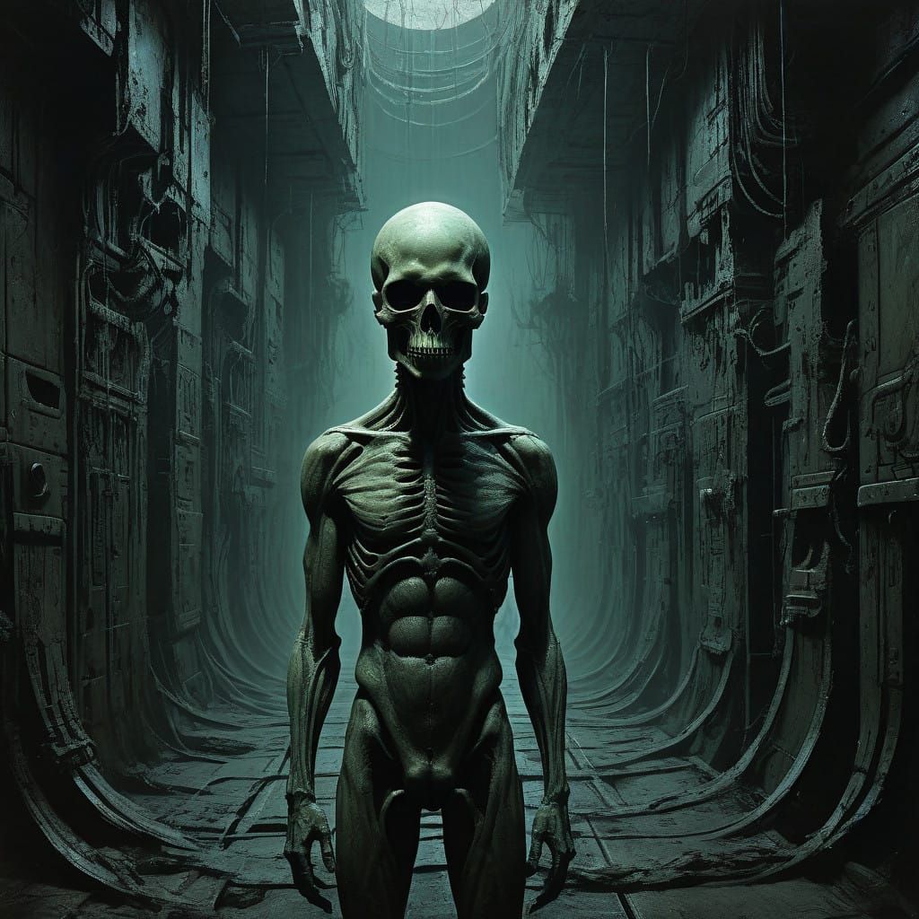 Dark Surrealist in a Claustrophobic Rubber Room