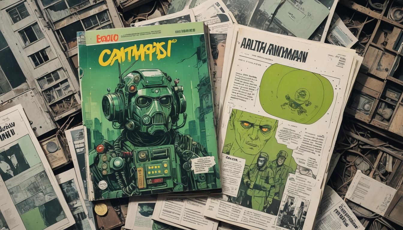 Chernobyl Flat: Polish Comic Style with Neon Colors