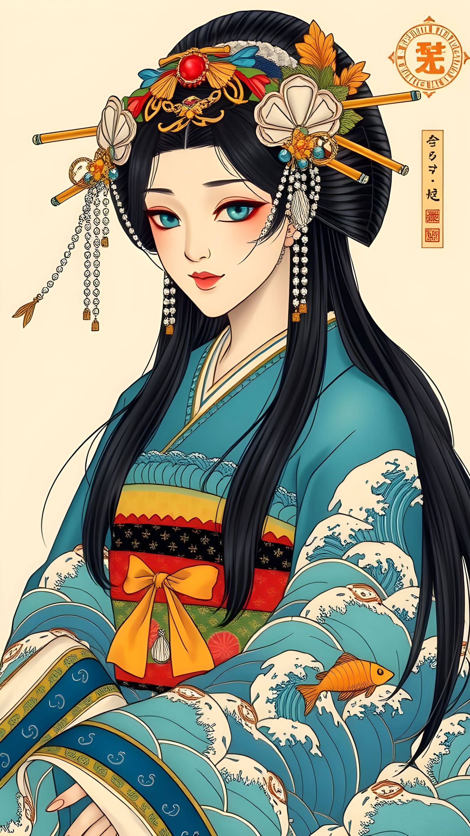 Princess Otohime in Traditional Japanese Iconography