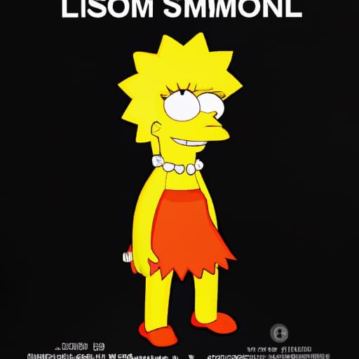 Lisa Simpson Album Cover Art