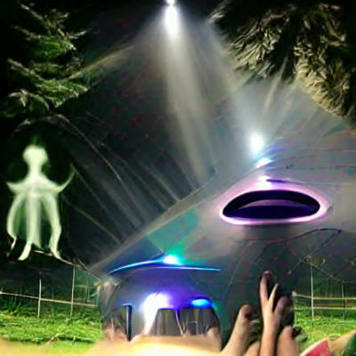 AI Image of an Alien Abduction