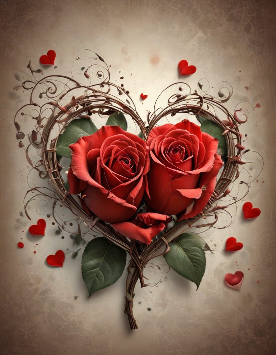 Love in Bloom: A Passionate Rose