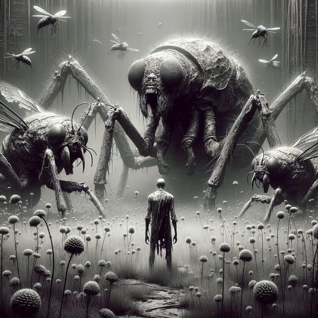 Monochromatic Zombie in Mutated Insect Field
