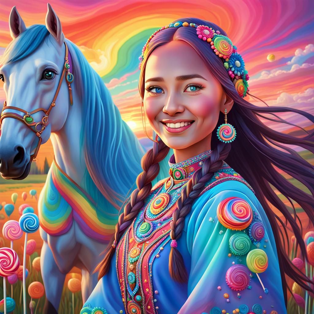 Candy Art Diva in Anime Style