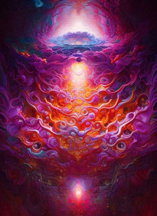 Crystallized Ice Orchid in Polygon Art Style