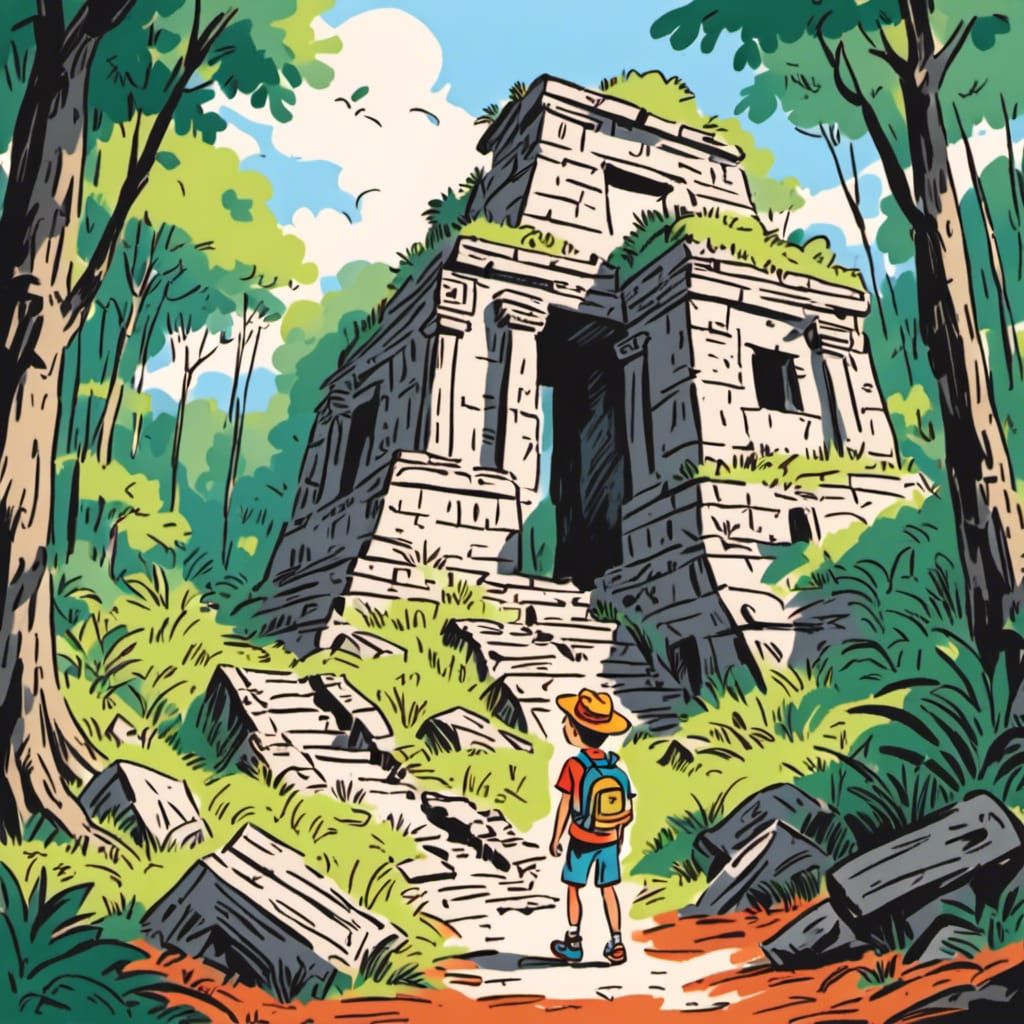 Explorer Discovers Ancient Jungle Ruin