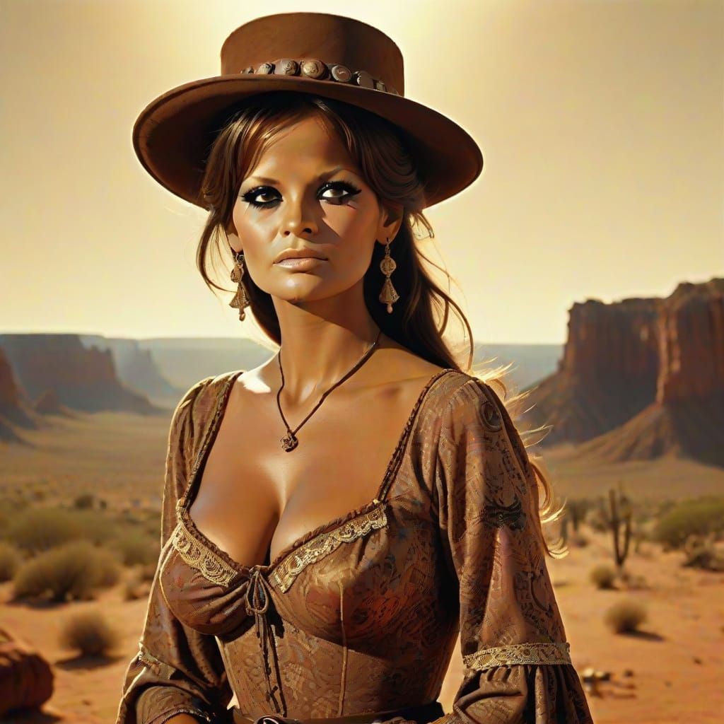 Claudia Cardinale in a Tim Burton & Kubrick Inspired Masterp...