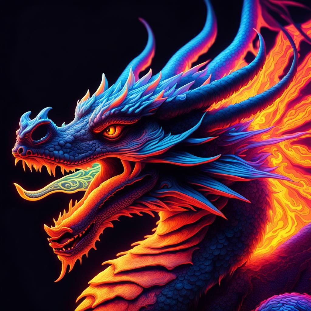 Blacklight Dragon
