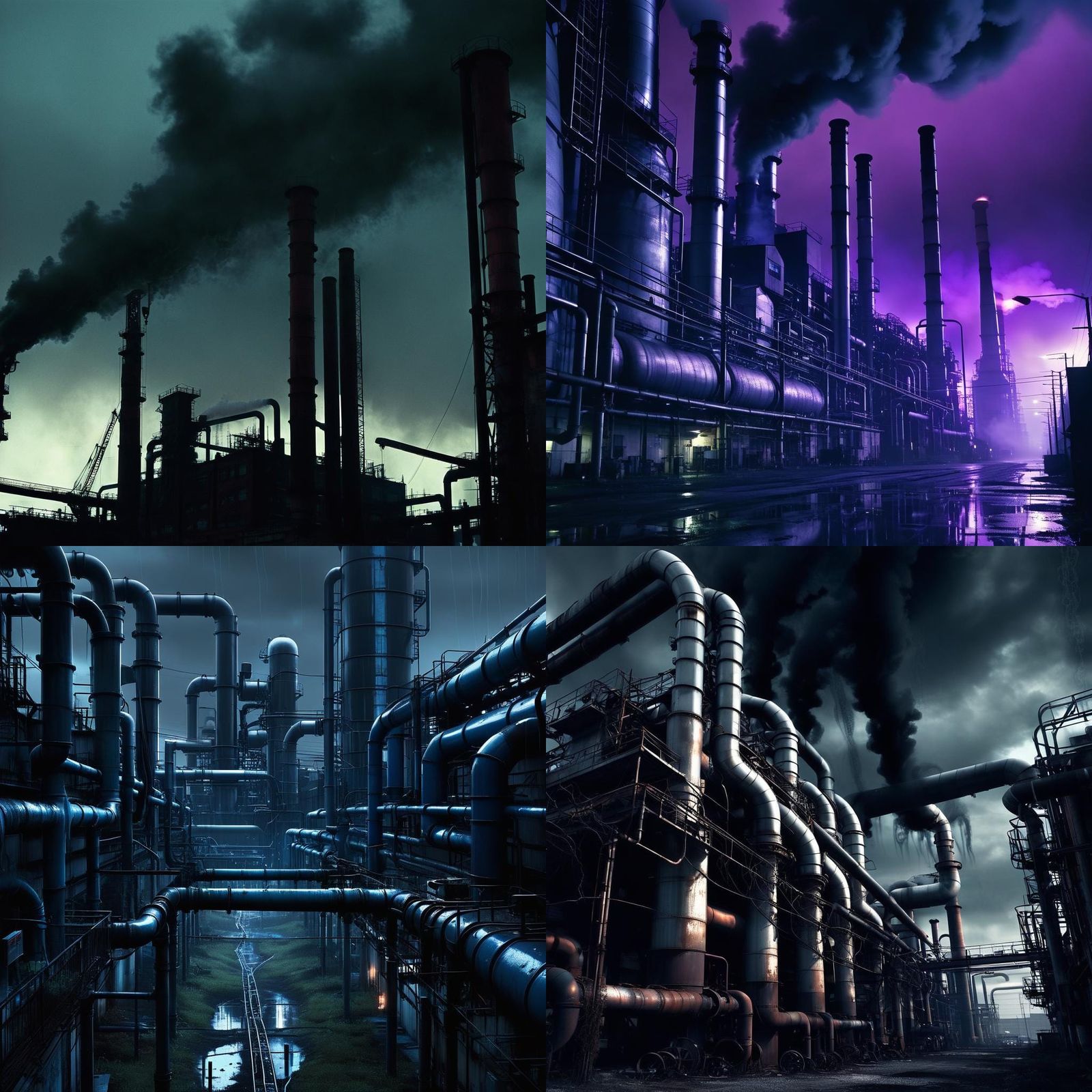 Sinister Industrial Complex by Greg Rutkowski