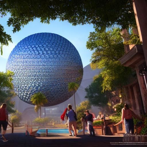 Epcot Center: 3D Game Cinematic Render