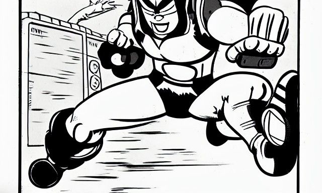 Swat Kats Character Chance Furlong in Ghibli Style