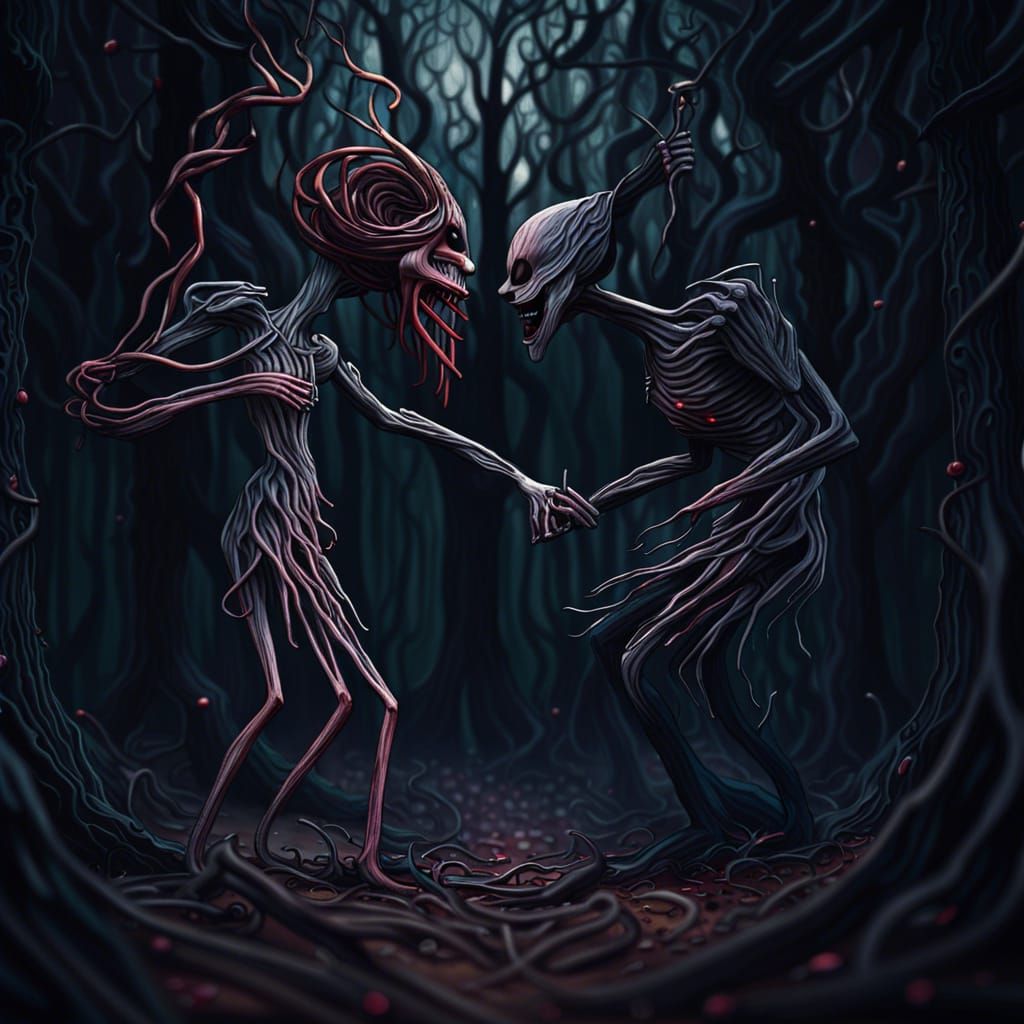 Siren Head vs Slenderman: Brutal Forest Fight