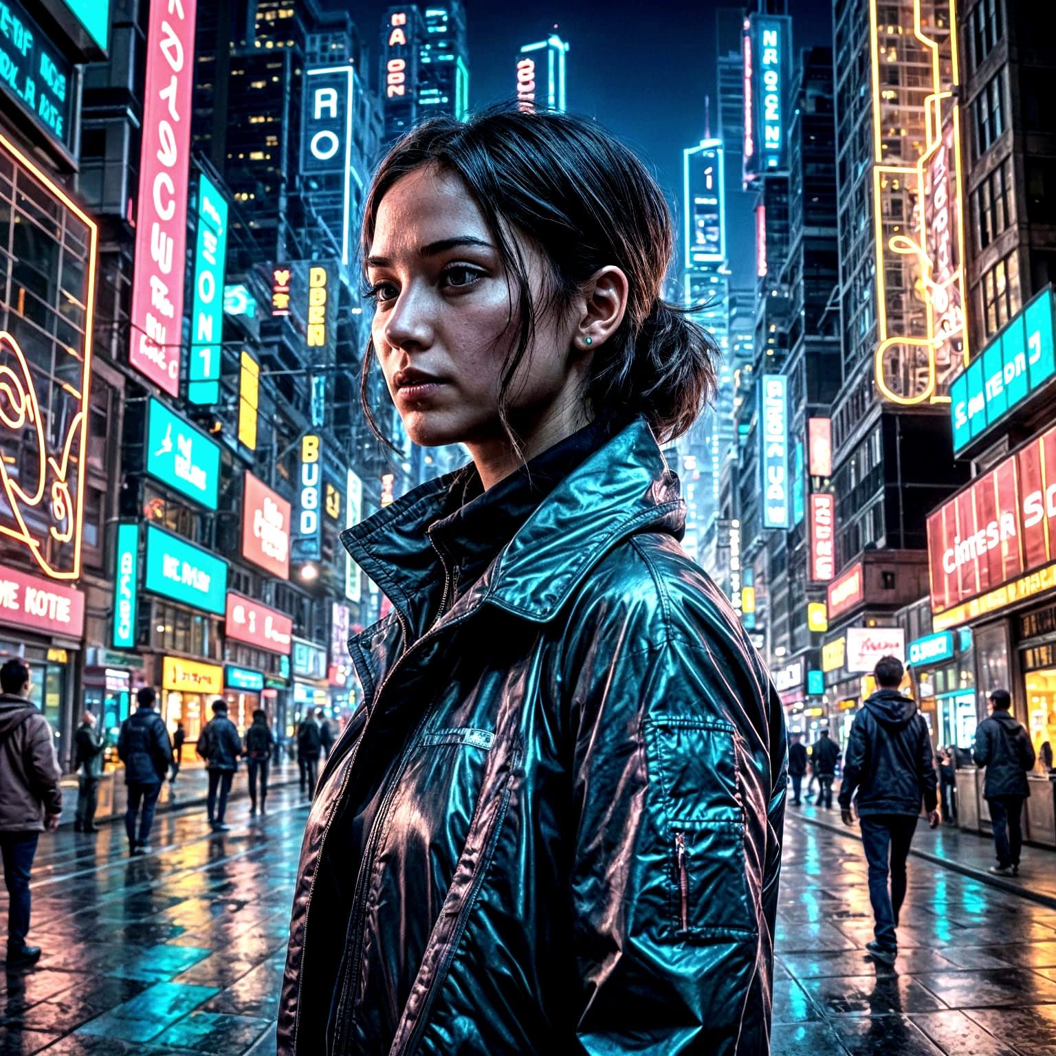 AI Generated Image from a Randomized Prompt