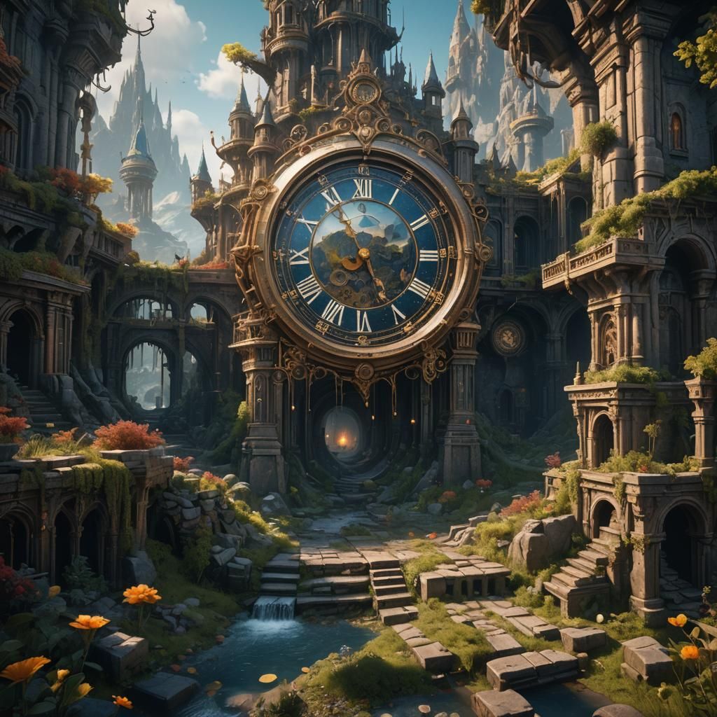 Time's End: A Detailed Matte Painting