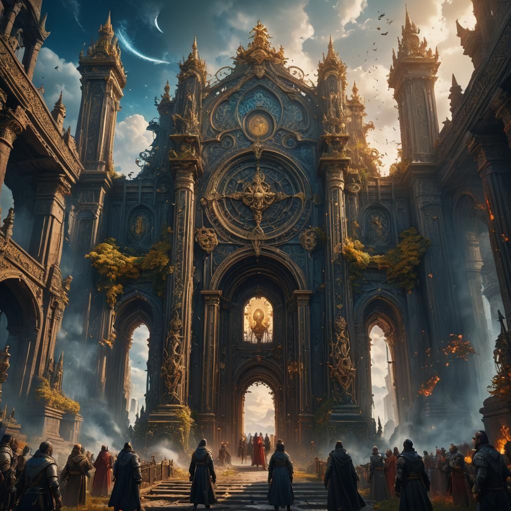 Meeting God: Fantastical Heaven Concept Art