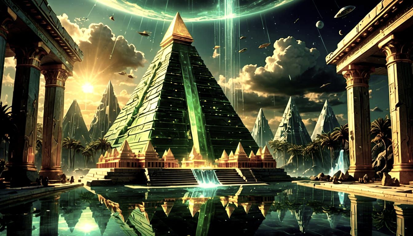 Atlantis Golden Age Emerald Pyramid Temple of Healing
