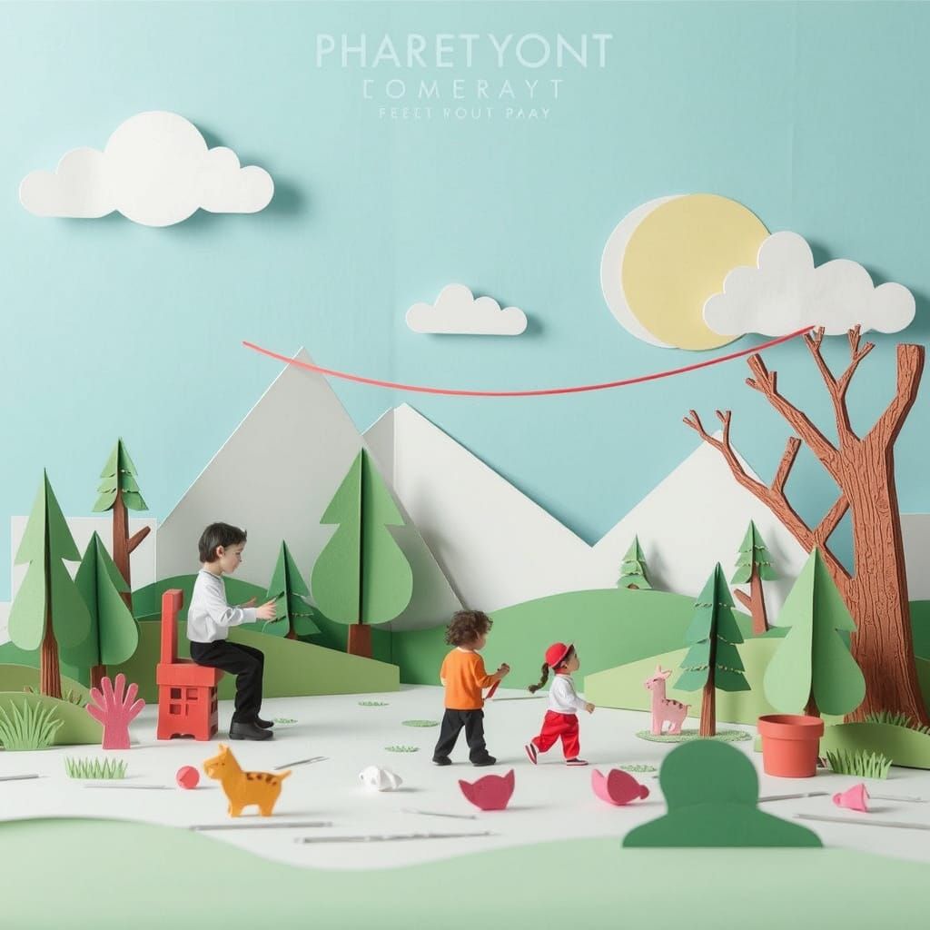 Abstract Paper Art: An AI Interpretation