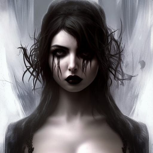 Ana de Armas as Gothic Vampire Nurse in Dungeon