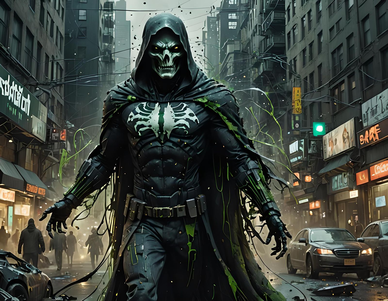 The Spectre: Hyperdetailed Matte Painting