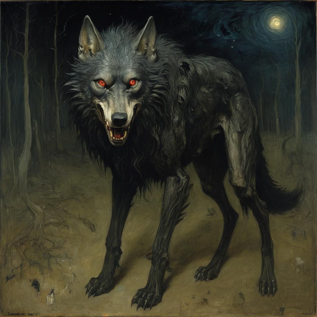 Nightmare Werewolf: A Sinister Horror Vision