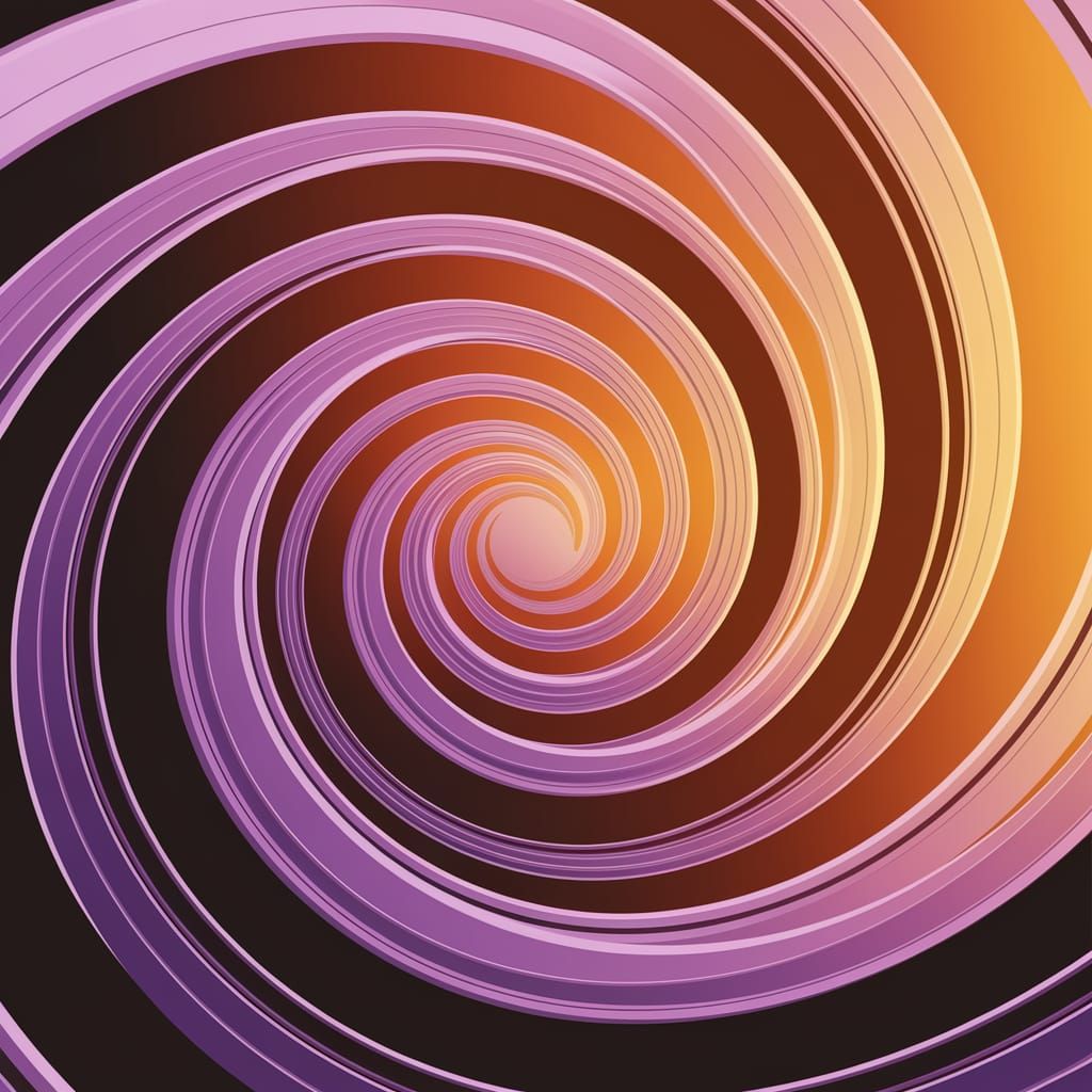 Spiral in Vibrant Fractal Art