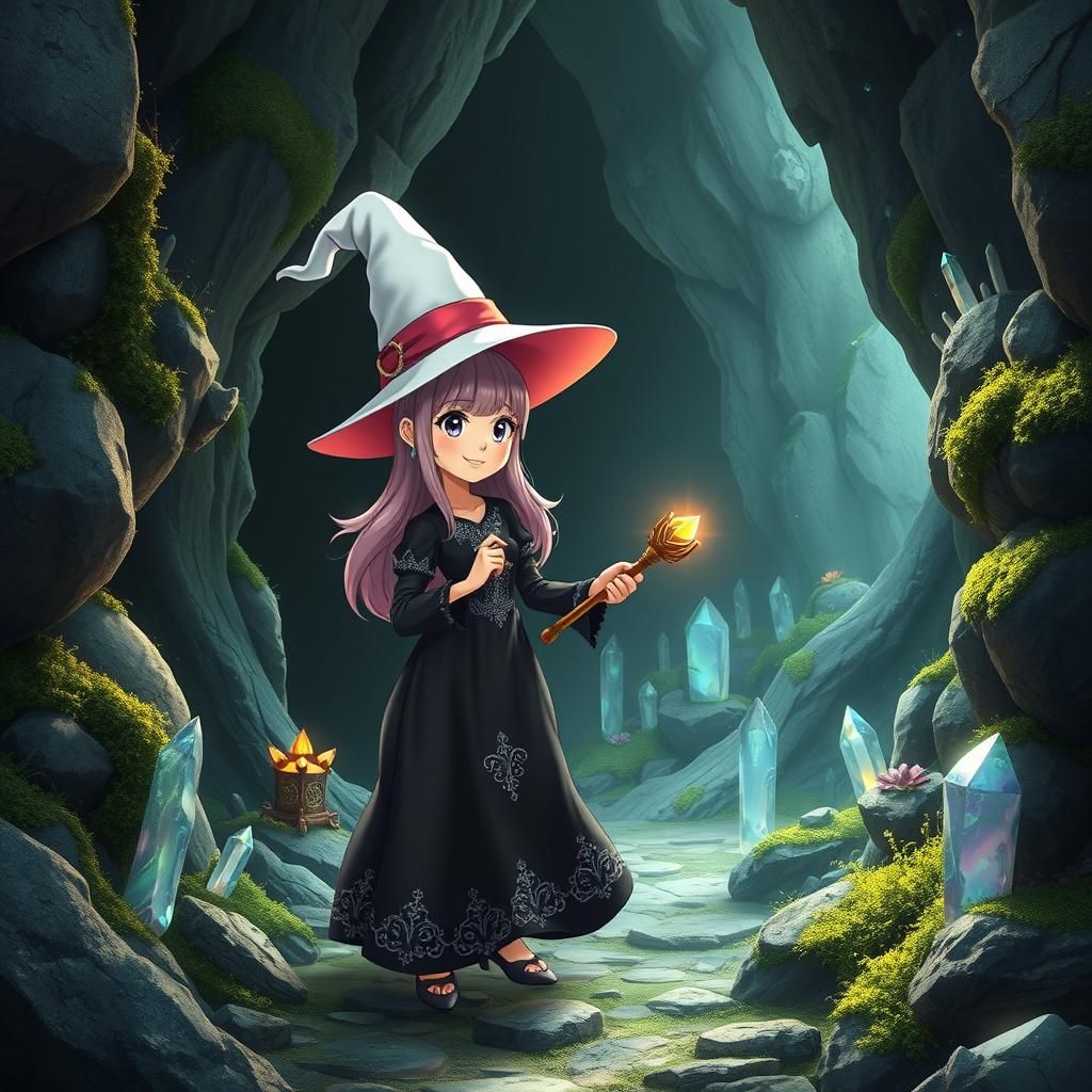 Sabrina Spellman's Cave Adventure: 3D Anime Witch