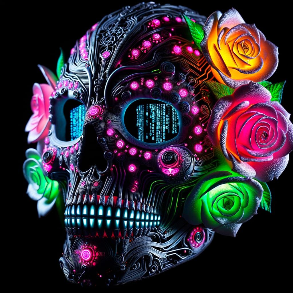 Dia De Los Muertos Mask Fuses Culture and Technology