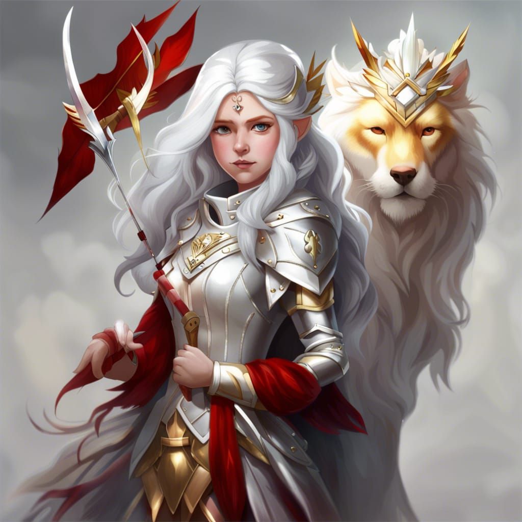 Fantasy Princesses Hunting: Hyperdetailed Artstation Portrai...