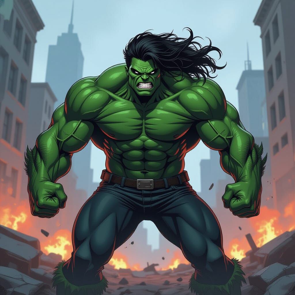 Mortal Kombat Sonia Blade Fused With Hulk