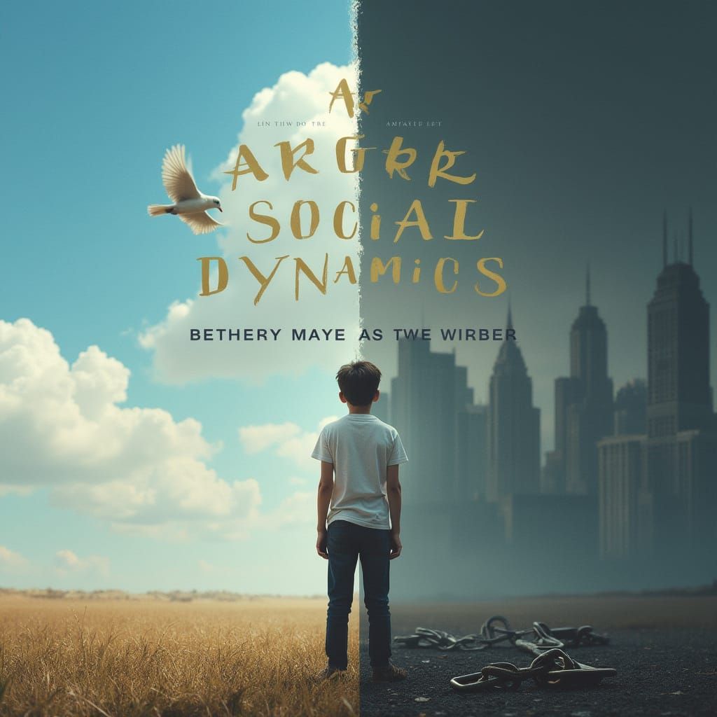 Hope and Reality Collide on a Divided Book Cover