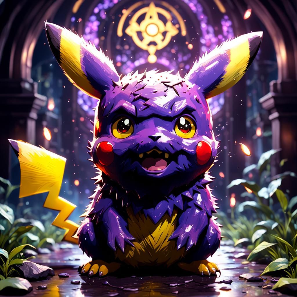 Dark Fantasy Pikachu Concept Art