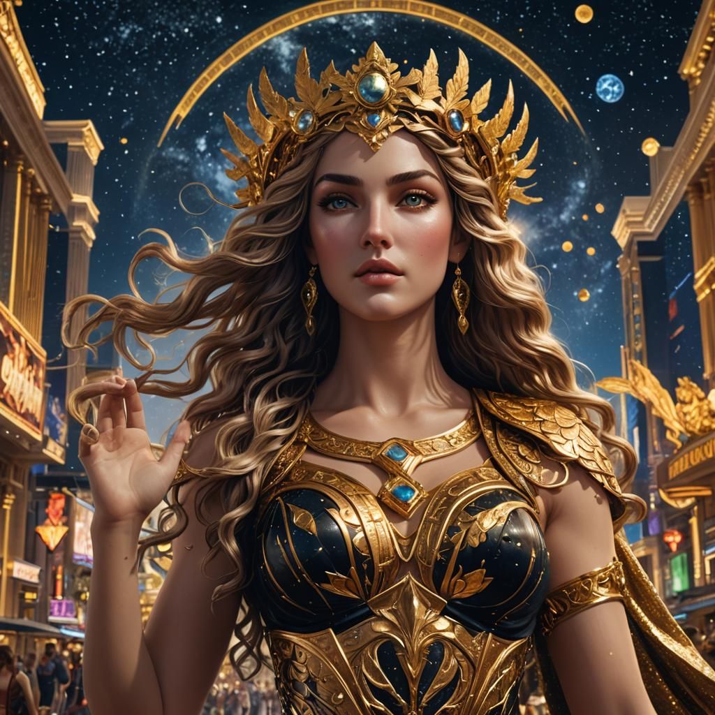 Aphrodite in Las Vegas: Hyperrealistic Art