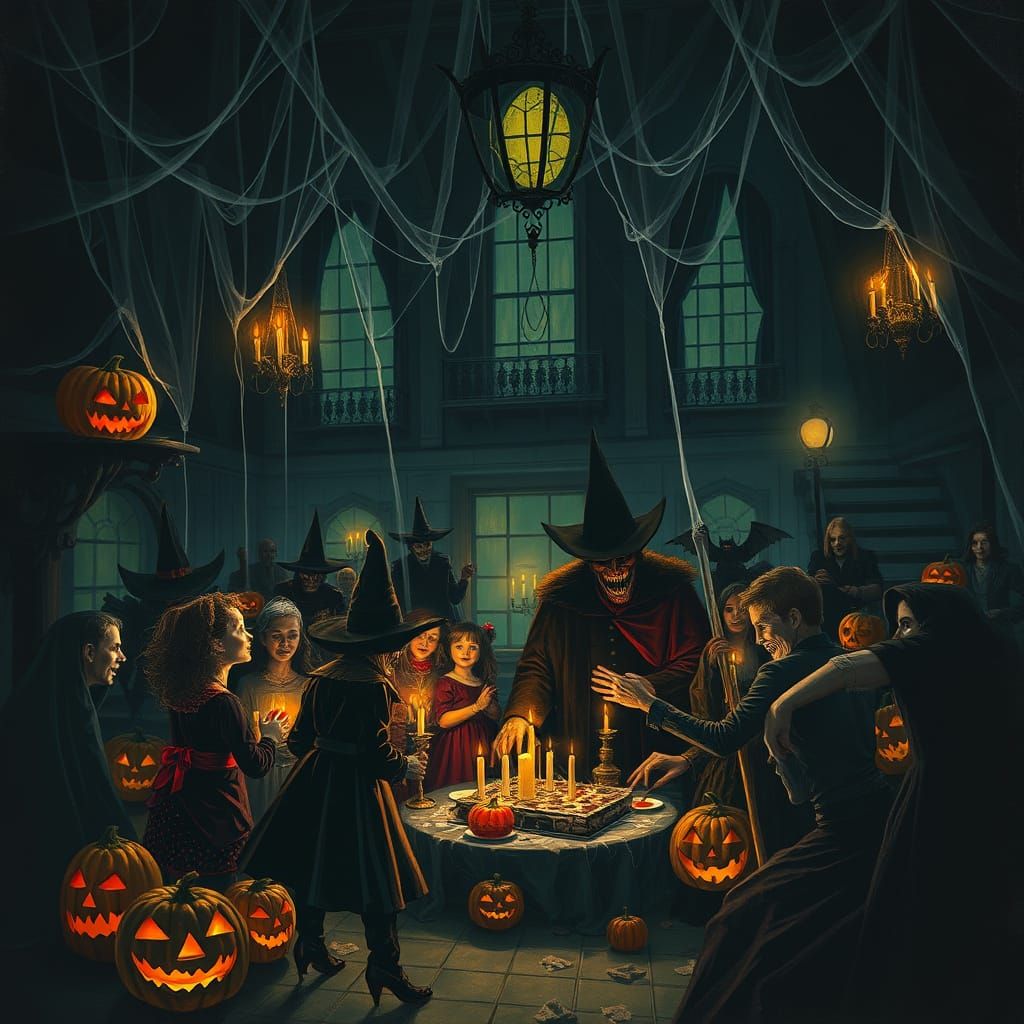Haunted Mansion Birthday Party in Gothic Horror Style