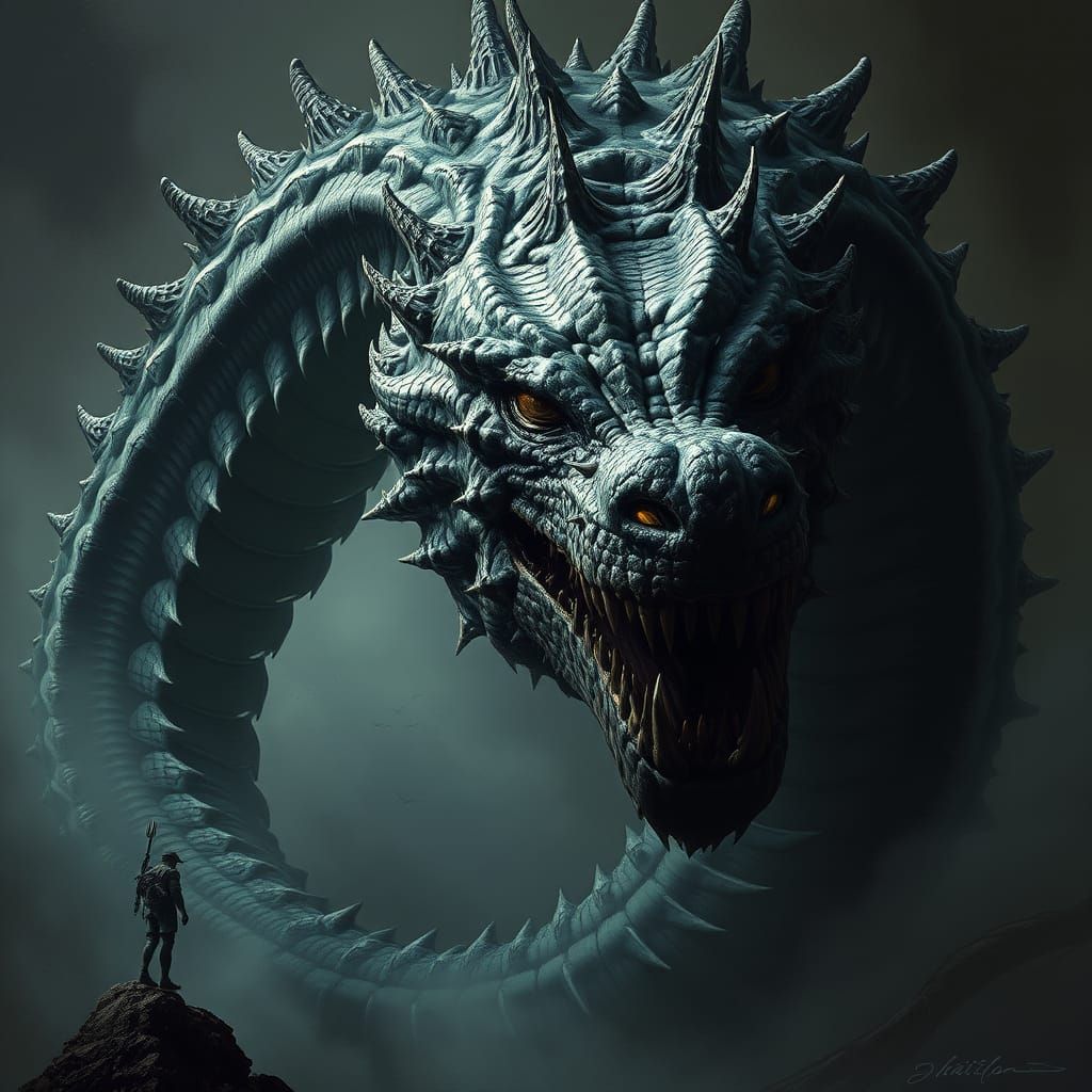 Serpentine Guardian of Inner Peace