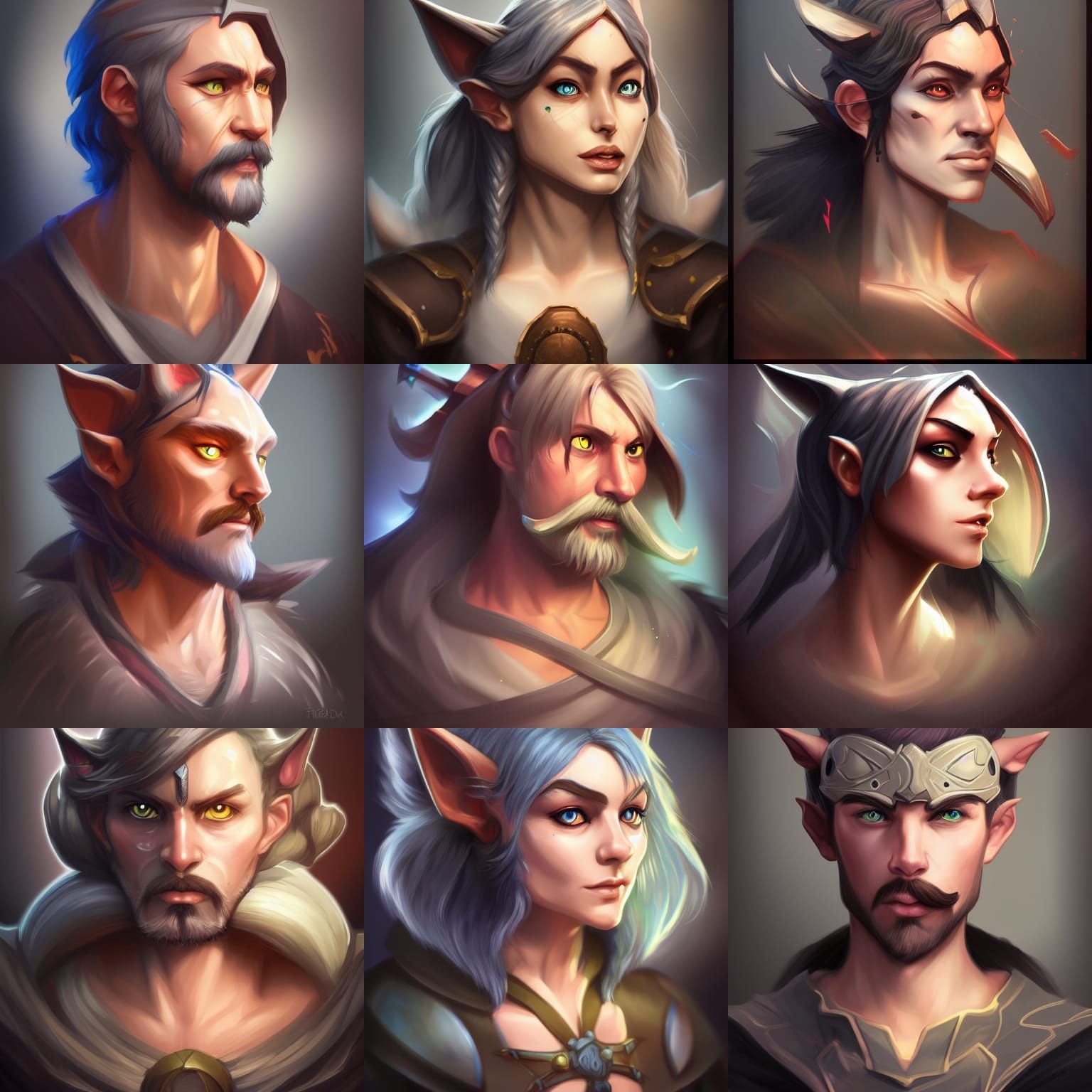 Cat-Human Hybrid Samurai: Hyperdetailed Fantasy Portrait