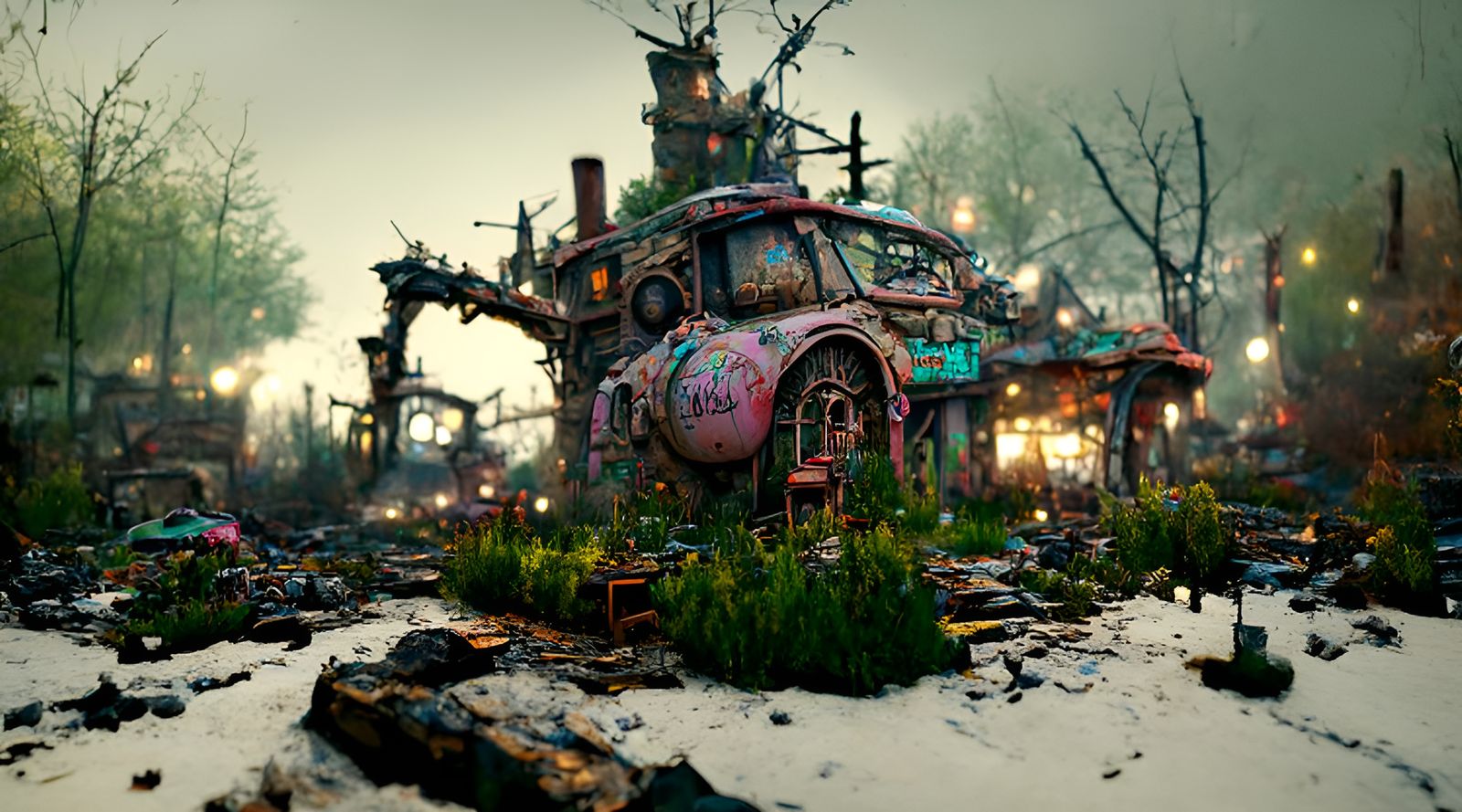 Post-Apocalyptic Wonderland: ArtStation Unreal Engine
