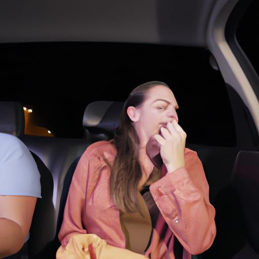 Funny Car Prank: Fake Vomit Reaction to Fart