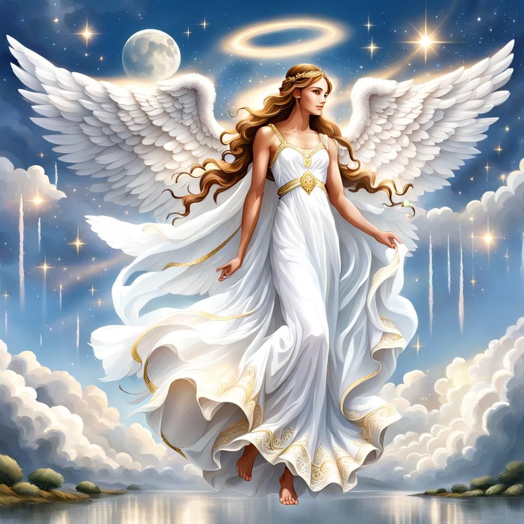 An Angelic Goddess Depiction