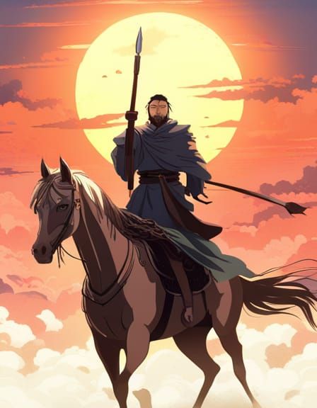 Sun Tzu on Horseback: Studio Ghibli Anime Visual