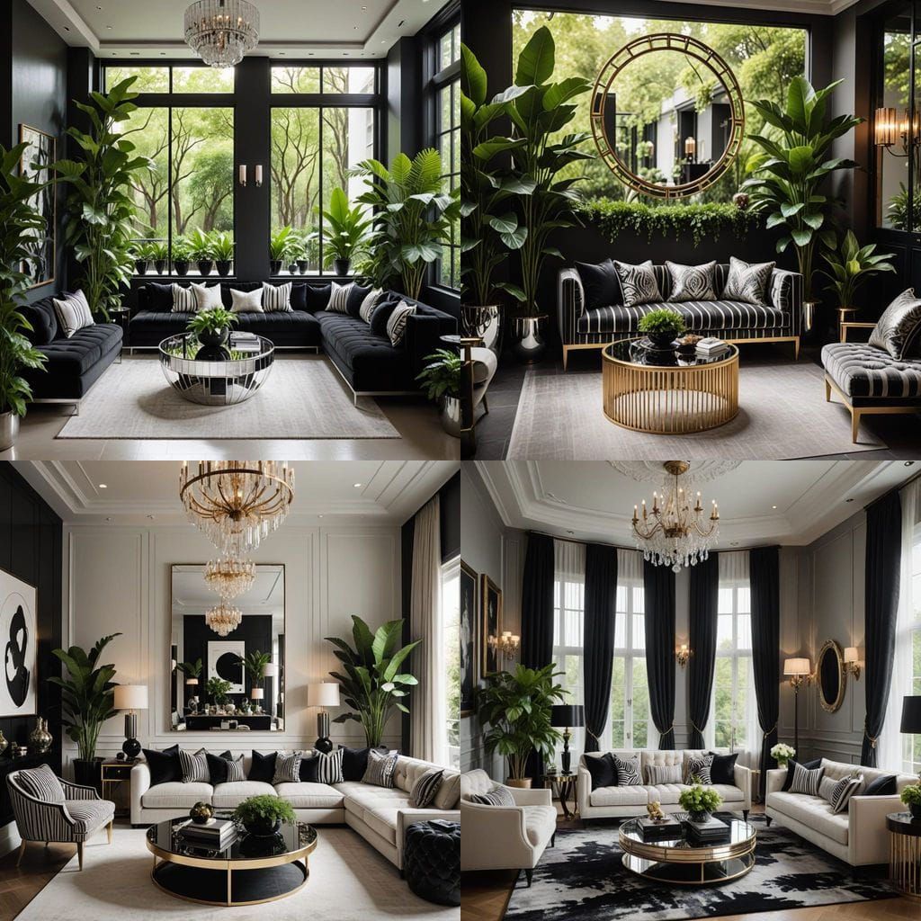 Luxurious Outdoor Oasis with Chic Silver Accents